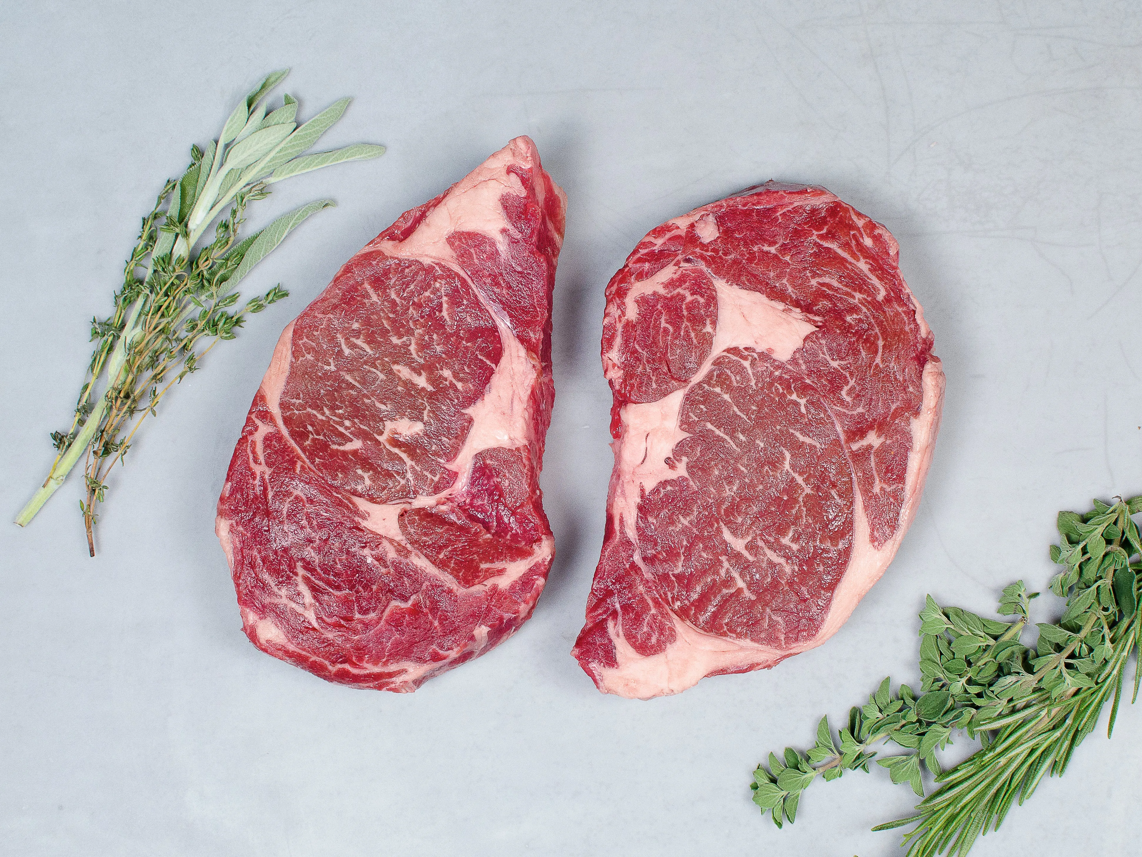 WAGYU RIBEYE STEAK AND HERITAGE BACON