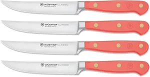 Wusthof Classic Coral Peach - 4 Pc. Steak Knife Set