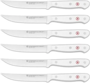 Wusthof Gourmet White - 6 Pc. Steak Knife Set