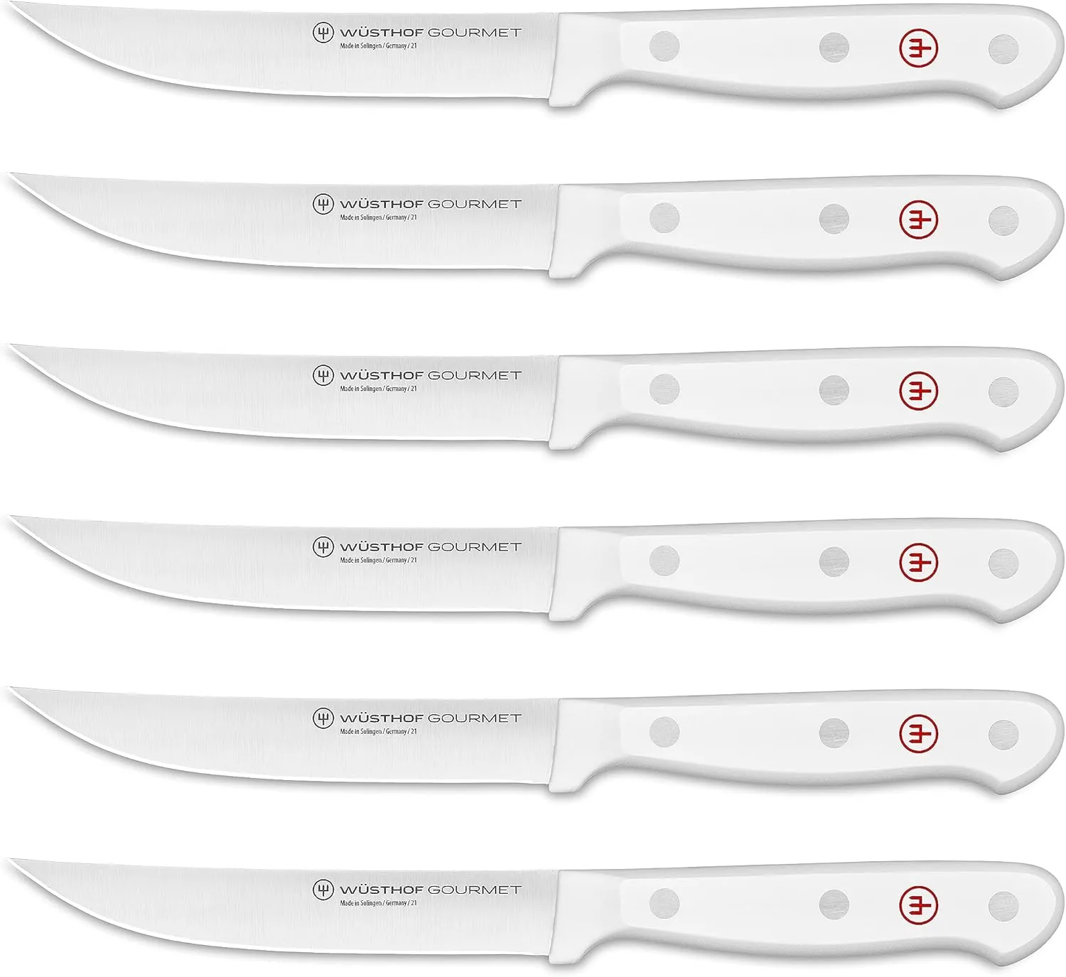 Wusthof Gourmet White - 6 Pc. Steak Knife Set