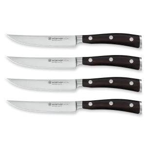 Wusthof Ikon Blackwood - 4 Pc. Steak Knife Set