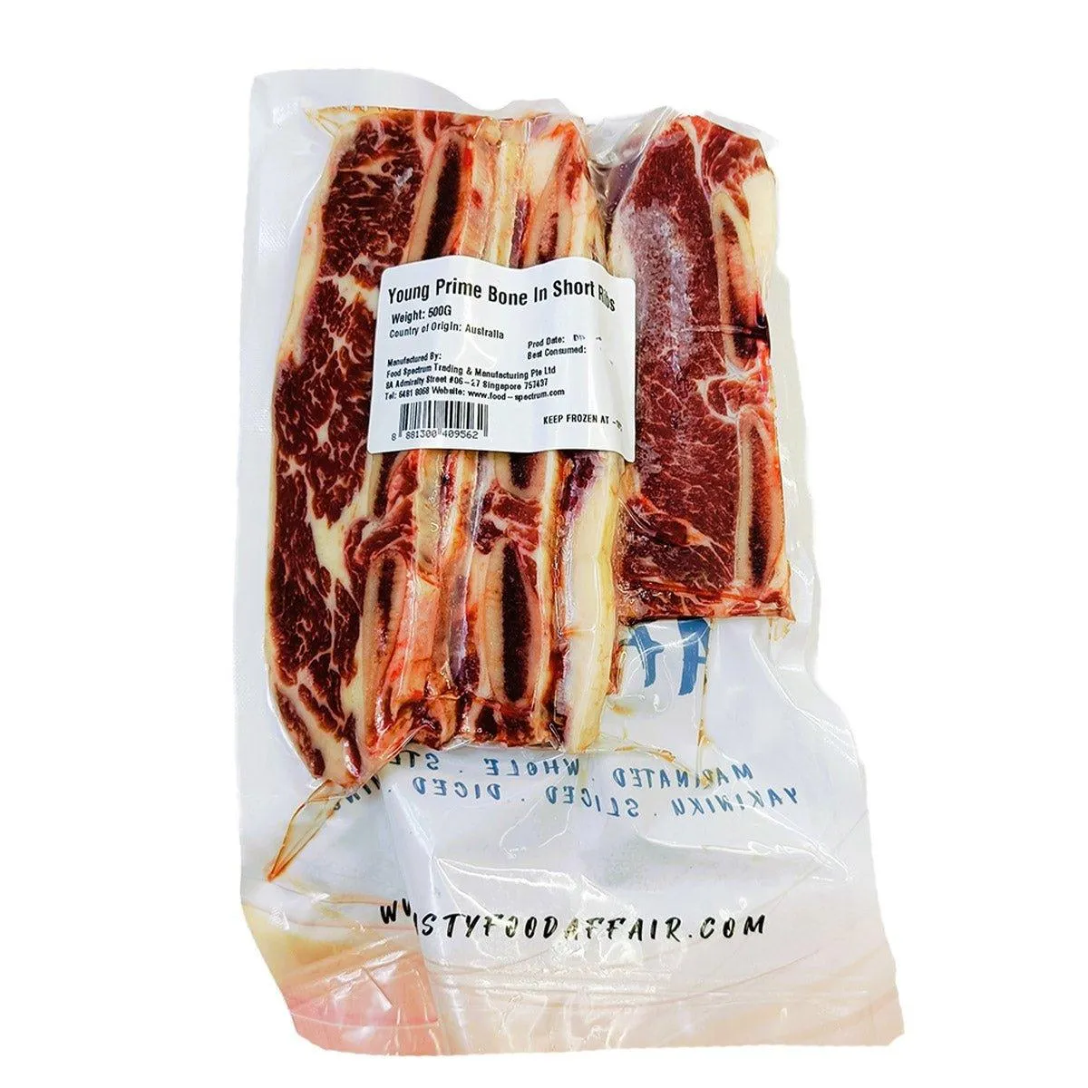 Young Prime Grass Fed Bone In Short Ribs